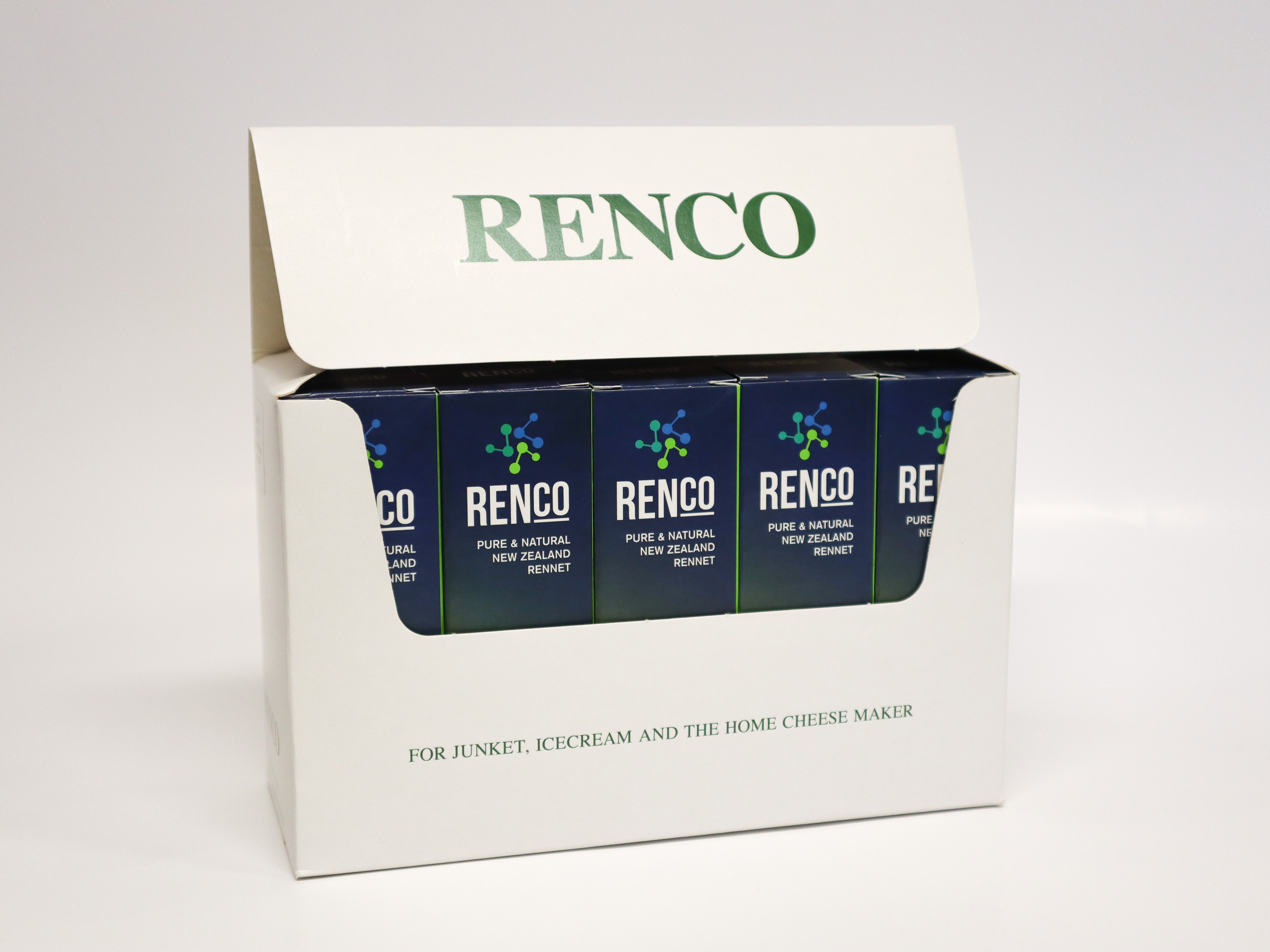 Renco Natural Calf Rennet for Junket & the Home Cheese Maker IMCU65 10 x 120ml