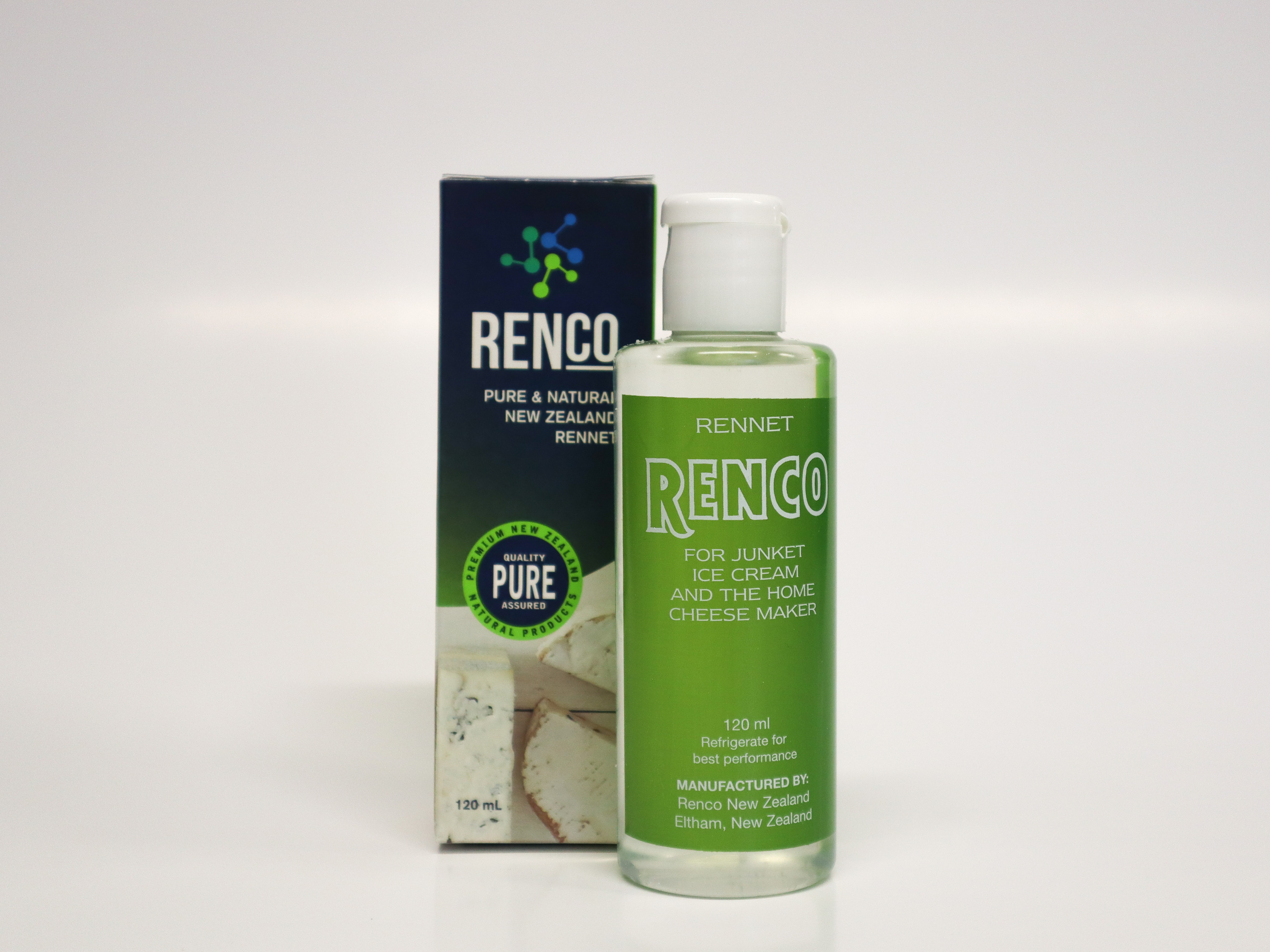 Renco Natural Calf Rennet for Junket & the Home Cheese Maker IMCU65 120ml
